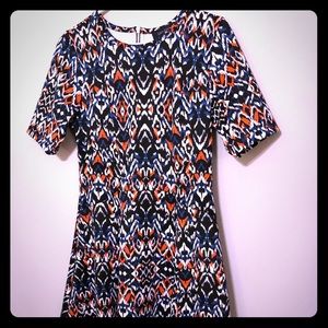 KarenKane Fit and Flare ikat dress